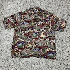 Reyn Spooner Shirt Mens XXL Collegiate Football Texas A&M Aggies All Over Print - Picture 1 of 5