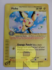 Pichu ® Expedition 22/165 ® Rara Holo Foil ® Pokemon ® Inglese ® EX - Picture 1 of 3
