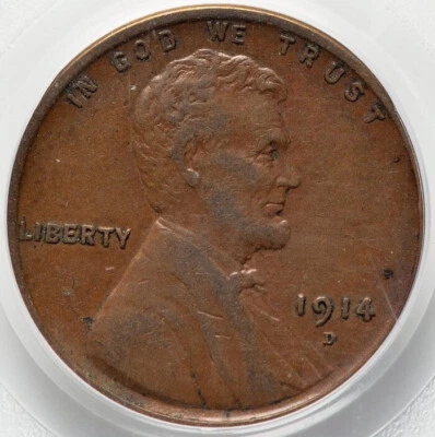 Lincoln Cent 1914-D PCGS XF-45 Key Date! Nice coin. Consistent with the grade! - Image 1 of 4
