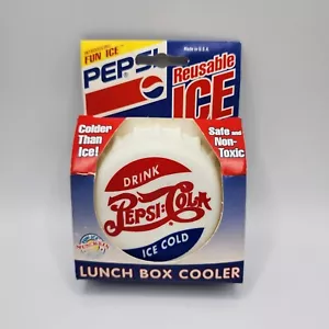 Vintage Pepsi Cola Lunch Box Cooler 1994 Reusable Ice - Picture 1 of 4