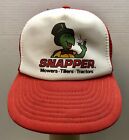 Vintage Snapper Mowers Tillers Tractors Trucker Hat Foam Mesh Snapback Cap Usa