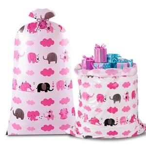 2Pack 60" Extra Large Plastic Gift Bags, Jumbo Baby Shower Bags, Oversized Gi... - Picture 1 of 7