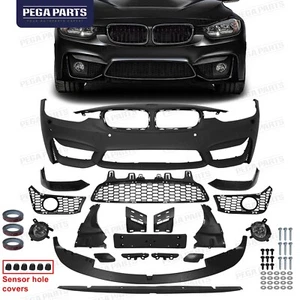 Front Bumper Cover Grille M3 Style Conversion Kit For BMW 3 Series F30 2012-2019 - Picture 1 of 19