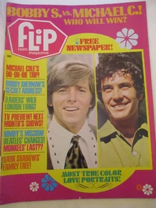 Dark Shadows, Bobby Sherman, The Raiders - Flip Magazine 1969 - Picture 1 of 6