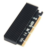 New M.2 NVMe SSD NGFF TO PCIE 3.0 X16 Adapter M Key Interface Card