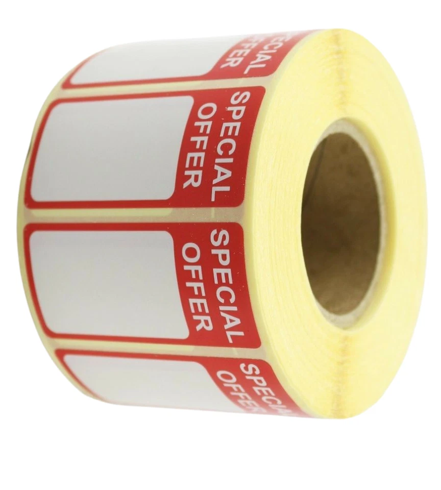 638 LABELS Special Offer Labels - Retail / Promotional Labels - 50 x 25mm - 1,000 Labels