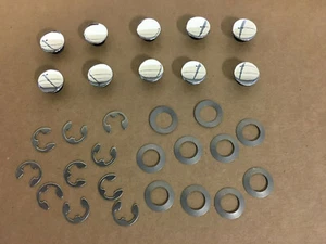 BIG DOG MOTORCYCLES OEM BRAKE ROTOR BUTTON set 10 FRONT/REAR 2005-2011 MODELS - Picture 1 of 7