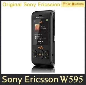 Original W595 Sony Ericsson W595 Camera Unlocked Slider Cell Phone 3G 3.15MP - Picture 1 of 10