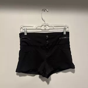 Ci Sono~Women's Black Bootie Shorts Medium Knit Collection~ Excellent - Picture 1 of 4