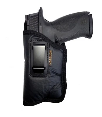 Laser/Light IWB Houston Soft Eco Leather Gun Holster - Choose Size - Image 1 of 4