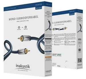 Inakustik Premium II Mono Subwooferkabel RCA Cinch 5m  Neu in OVP - Picture 1 of 3