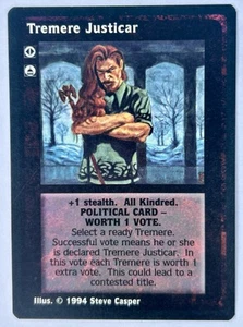 Jyhad Vampire The Eternal Struggle Tremere Justicar Rare Card - Picture 1 of 2