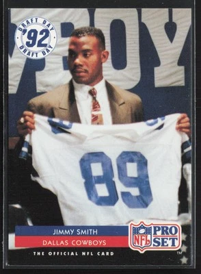 1992 Pro Set Jimmy Smith #32 Dallas Cowboys Rookie - Image 1 of 2