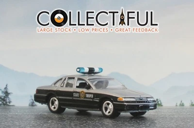 JOHNNY LIGHTNING - 1997 FORD CROWN VICTORIA - POLICE STATE TROOPER 🔥 322 - Image 1 of 4