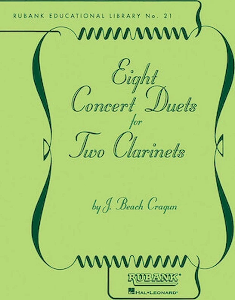 Eight Concert Duets for Two Clarinets - Image 1 of 1