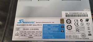 Seasonic SS-350ET Active PFC F3 20+4Pin Netzteil 350W 80+Bronze - Photo 1/4