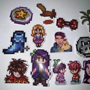 15 Stardew Valley Junimo Stickers Cute Kawaii SDV Sticker Gaming Villager - Picture 1 of 3