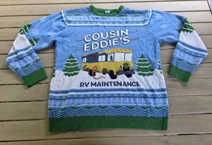 Christmas Vacation Sweater Cousin Eddie’s RV Maintenance Sz XL Holiday Ugly - Picture 1 of 8