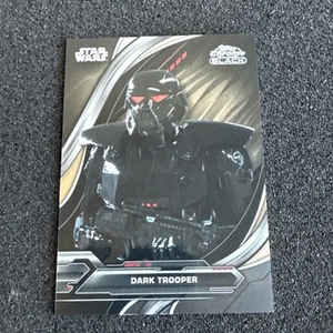 2024 Star Wars Chrome Black Dark Trooper The Mandalorian #71 - Picture 1 of 6