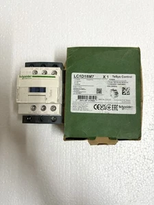 SCHNIDER ELECTRIC LC1D18M7 CONTACTOR 18AMP 220VLT - Picture 1 of 8