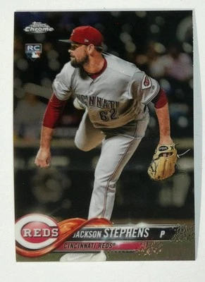 2018 Topps Chrome #110 Jackson Stephens Cincinnati Reds RC Baseball - Image 1 of 2