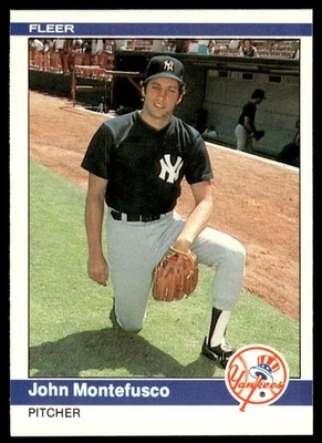 1984 Fleer John Montefusco New York Yankees #132 - Image 1 of 2