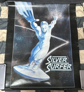 SILVER SURFER POSTER MARVEL PRESS 1987 34”x22” Rolled - Picture 1 of 7