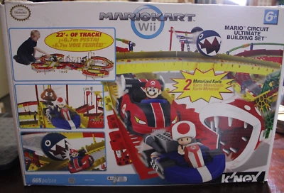 K'NEX Super Mario Kart Circuit Ultimate Building Set Wii #38501 + Additional - Image 1 of 4