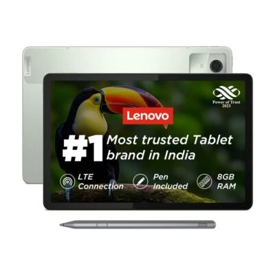 Lenovo Tab M11 with Pen-4G (LTE) + Wi-Fi-11 Inch FHD Display 8GB RAM 128GB ROM - Image 1 of 4