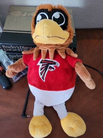 Atlanta Falcons NFL Reverse-A-Pal Plush Mascot and Football Cover