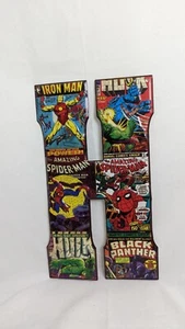 Marvel Comics H initial hulk spiderman black panther captain america metal - Bild 1 von 2