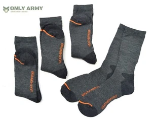 4 x Pairs Grey WEATHERPROOF® Outdoor Socks Thermal Cushioned Work Hiking Walking - Picture 1 of 9