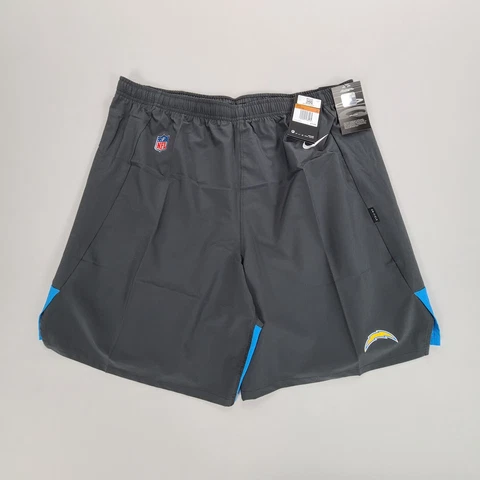 Los Angeles Chargers Shorts Adult 2XL XXL Gray NFL Football Casual NFL Mens Cover