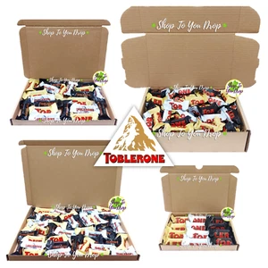 MINI TOBLERONE CHOCOLATE BARS GIFT BOX MILK WHITE DARK Birthday Present🍫🎁 - Picture 1 of 20