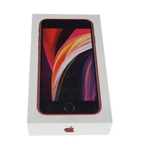 EMPTY BOX ONLY Apple iPhone SE 2020 Red 128GB Replacement Retail Box No Device - Picture 1 of 6