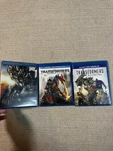 Transformers 3 Movie BluRay Lot Dark Of The Moon, Revenge Of Fallen, Extinction - Picture 1 of 5