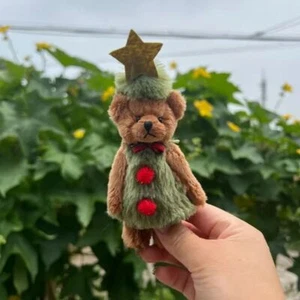 Precioso Oso de Peluche de Navidad con Forma de Oso Lindo Muñecas de Peluche Decoración de Fiesta - Imagen 1 de 12