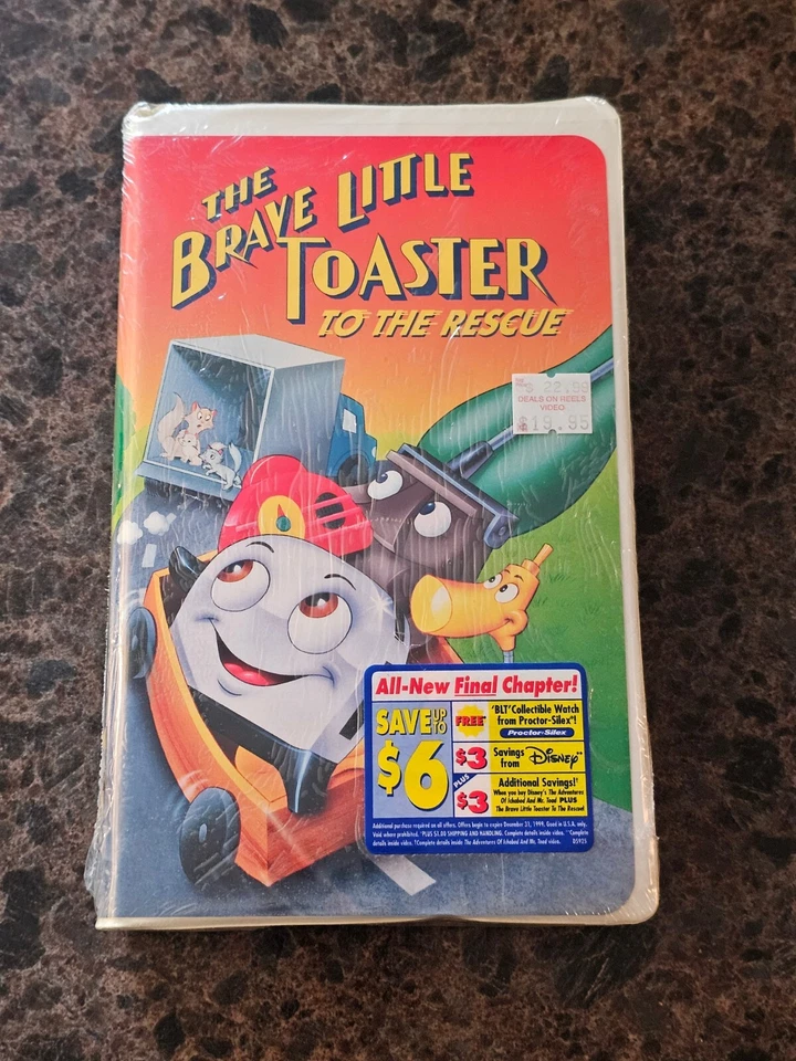 BRAND NEW Brave Little Toaster To The Rescue (VHS; 1999) Sealed OOP *SEE NOTE* Foto 1 de 3