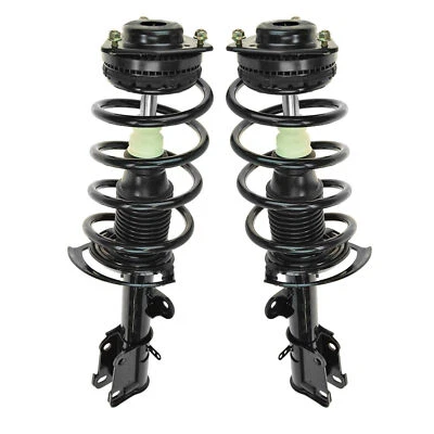 Front Complete Loaded Struts Coil Springs Pair Set for Town & Country Caravan - Image 1 of 4