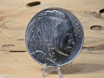 Buffalo Indian Head Nickel Great American Buckle Company Belt Buckle I338 - Image 1 of 4