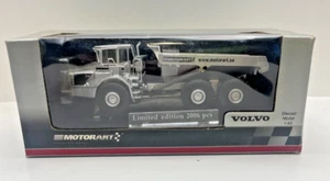 NEW MOTRART LIMITED EDITION 1:43 VOLVO A40D SILVER ARTICULATED DUMP TRUCK - Picture 1 of 5