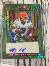 2023 LEAF VIVID #T-AR1 ANTHONY RICHARDSON GREEN MOJO PRIZM AUTO RC #'D 3/4🔥🔥