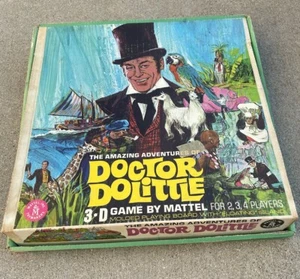 Vintage 1967 The Amazing Adventures Of Doctor Dolittle 3-D Board Game RARE Nice! - Picture 1 of 20