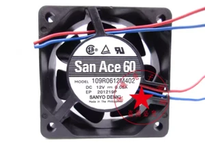 1PC SANYO 12V 109R0612M402 6CM 2-wire axial flow cooling fan - Picture 1 of 2
