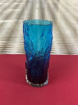 MUNDGEBLASENE VASE AUS GLAS HANDARBEIT 816g 20cm HOCH - Bild 1 von 4