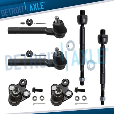 Rótulas inferiores con extremos de varilla de amarre delanteras para Honda CR-V CRV 2007 2008 2009 2010 2011 Foto 1 de 4