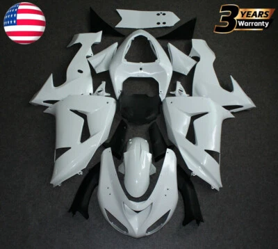Kit de carenados de carrocería ABS de inyección sin pintar para Kawasaki Ninja ZX10R 2006 2007 Foto 1 de 4
