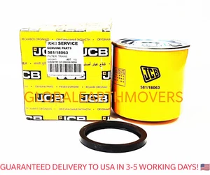 Retroexcavadora JCB - FILTRO DE ACEITE DE TRANSMISIÓN JCB ORIGINAL (N.º DE PIEZA) 581/18063 581/M8563) - Imagen 1 de 7