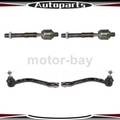 Extremo de barra de amarre interior exterior 4 piezas para Hyundai Sonata 2004 2005 2006 2007 2008 Foto 1 de 4