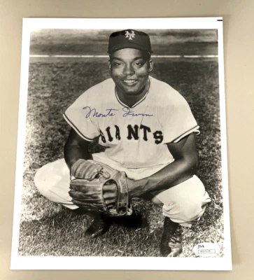 Monte Irvin HOF Autograph 8x10 Photo NY Giants JSA CERT #R87034 - Image 1 of 4